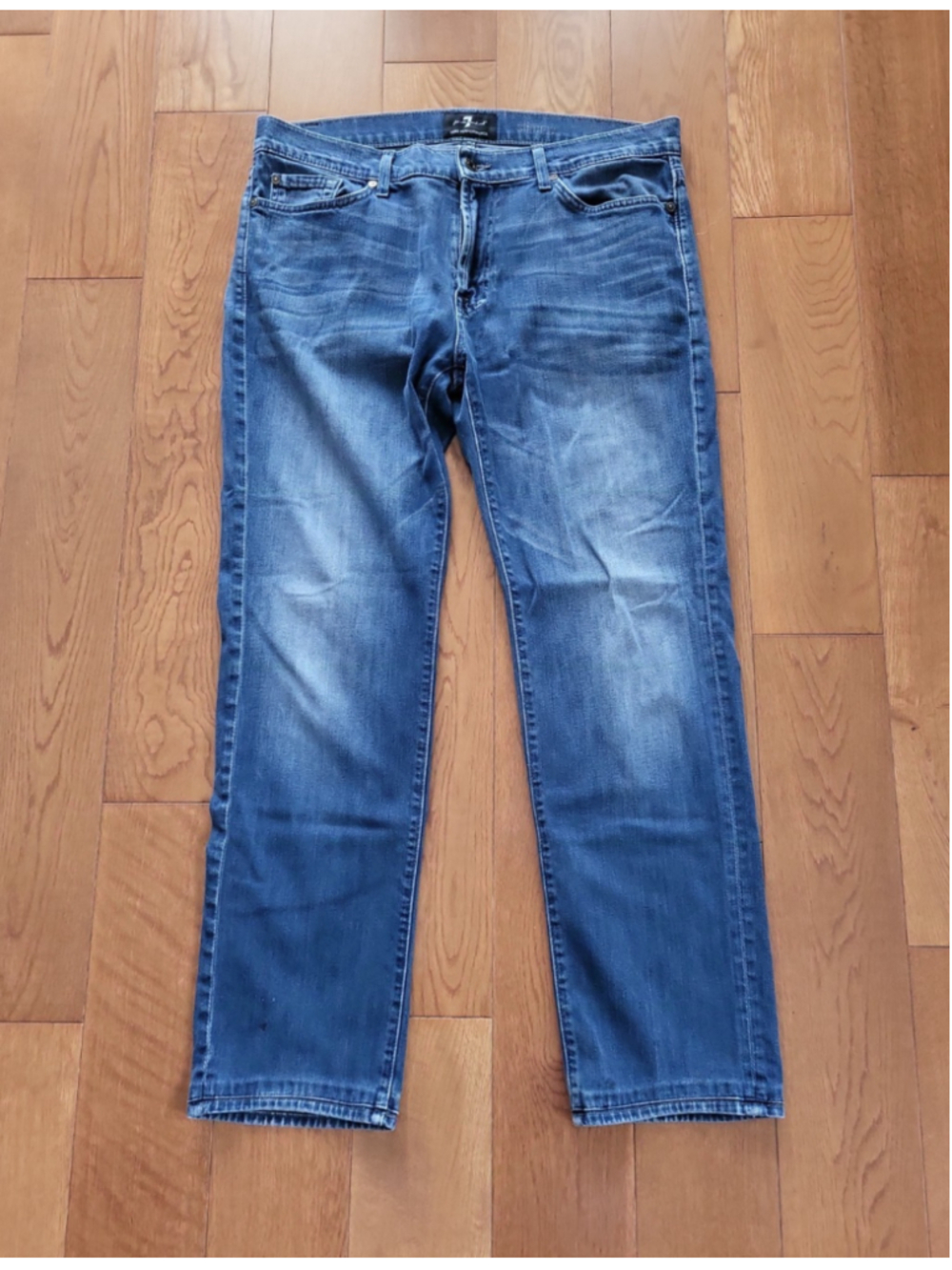 7 For all Mankind Men's Jeans Size 36 Slimmy Style ATA511313A Mid Rise Straight